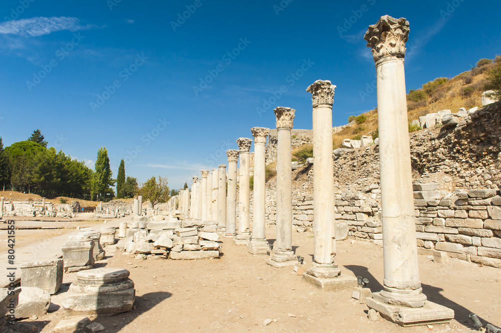 Fototapeta premium Columns in Ephesus