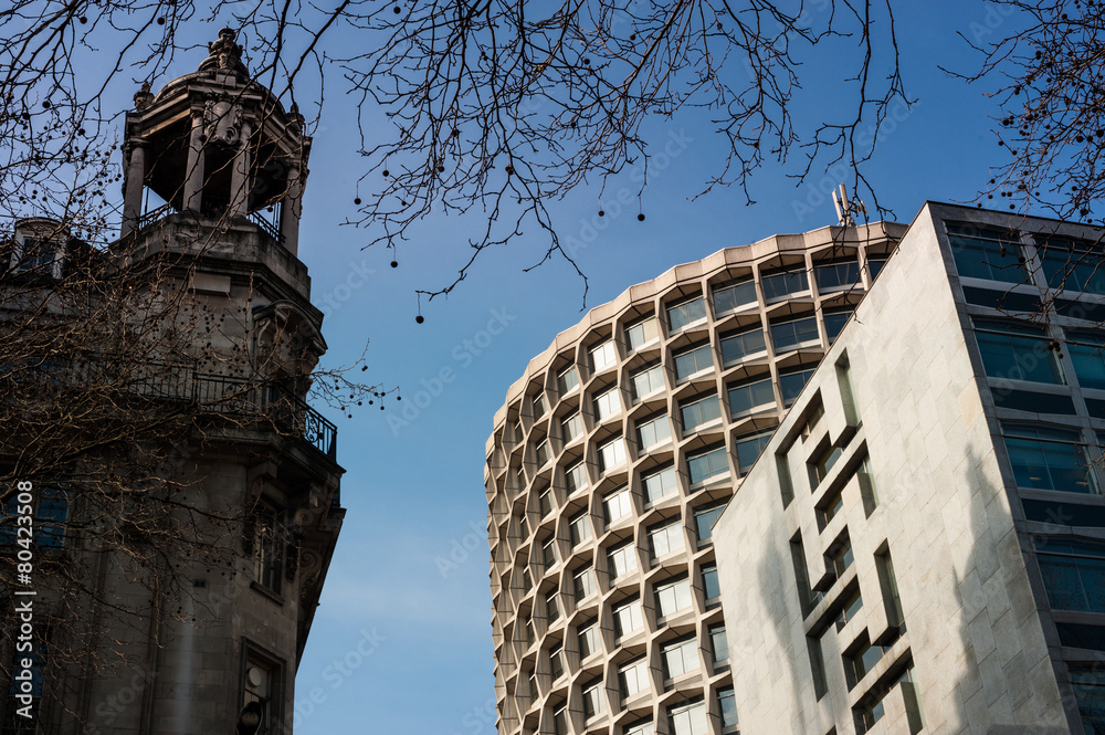 Fototapeta premium Architecture building view from above