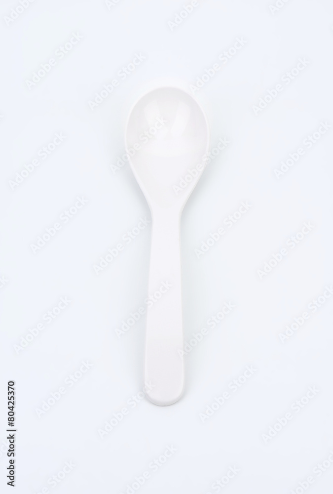 White spoon White spoon