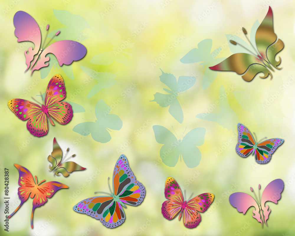 Beautiful butterflies design Beautiful butterflies design