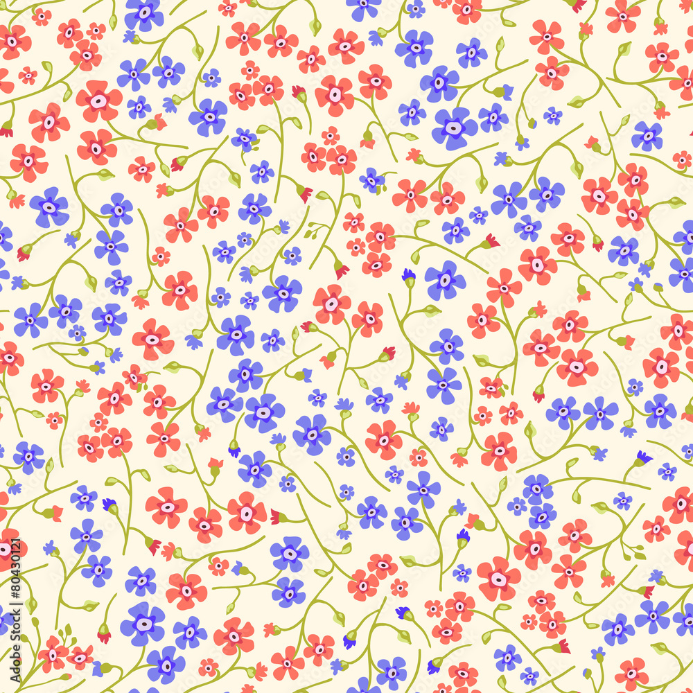 Seamless floral pattern.