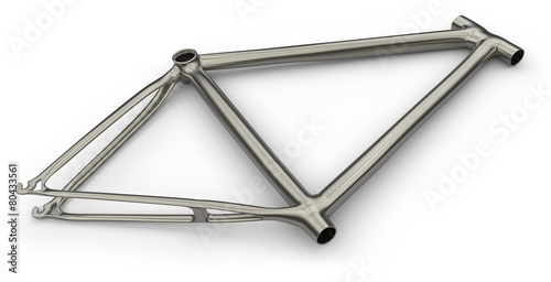 Titanium bike frame