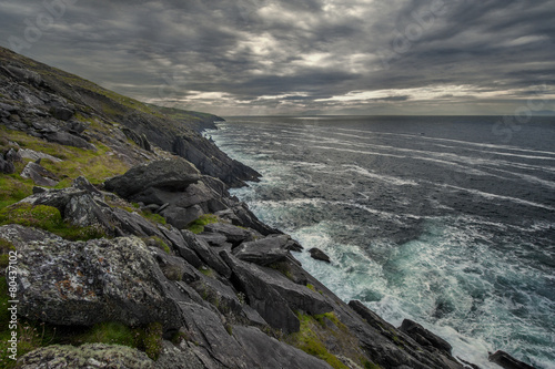 Irlandia, Slea Head, krajobraz morski,