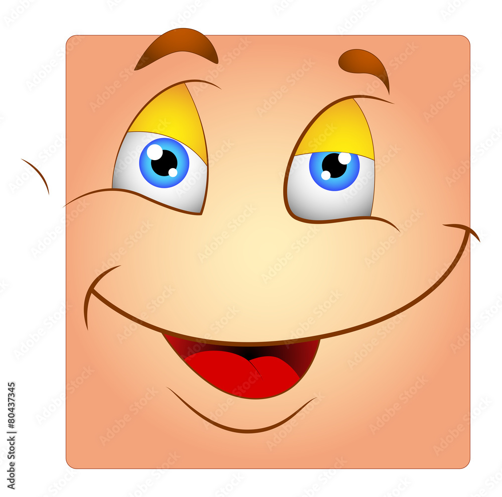 Happy Innocent Face Expression Box Smiley Happy Innocent Face Expression Box Smiley