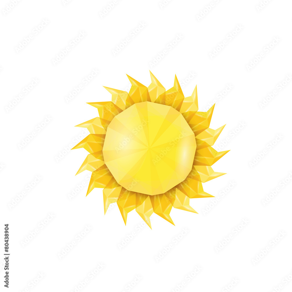 Sun icon . Vector illustration Sun icon . Vector illustration