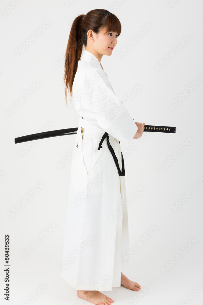 居合道の女性stock Photo Adobe Stock 居合道の女性stock Photo Adobe Stock