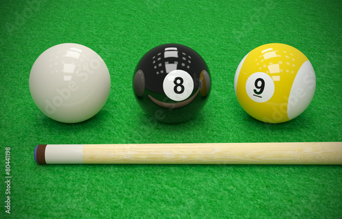 billiard balls