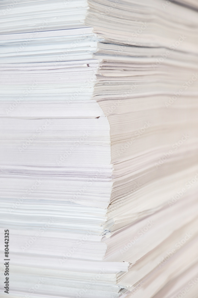 Huge paper stack Huge paper stack
