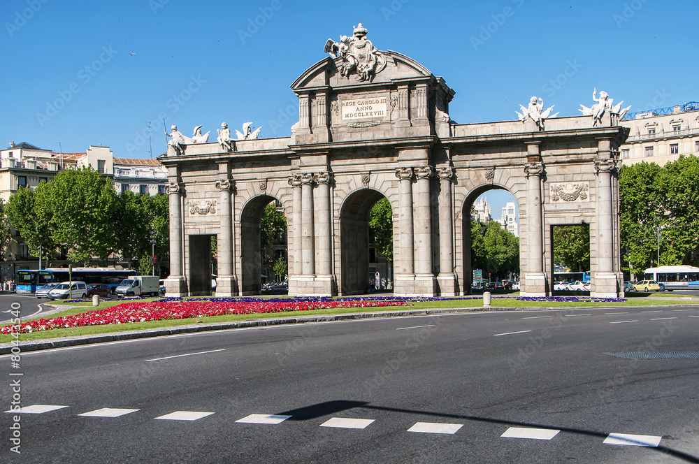 The Puerta de Alcala in Madrid