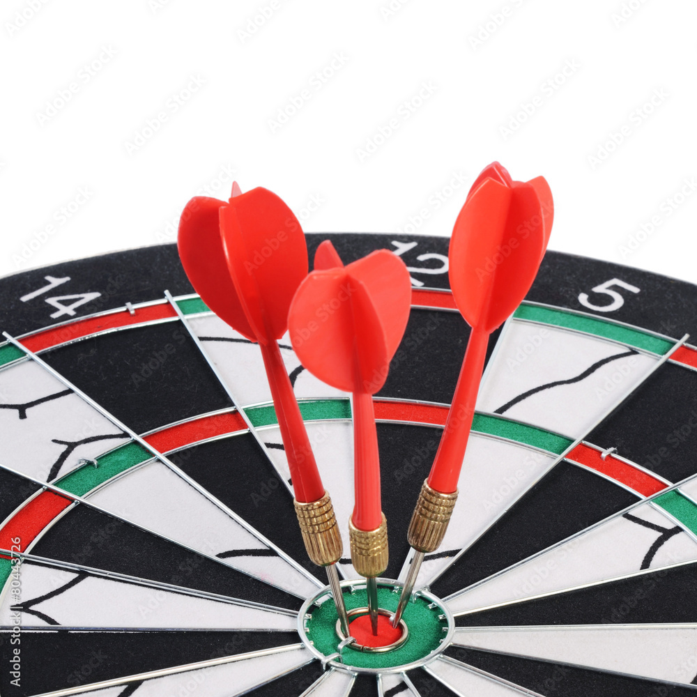 Darts isolated on white background Darts isolated on white background