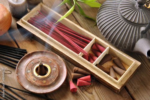 VARIOUS TYPES OF INCENSE photo