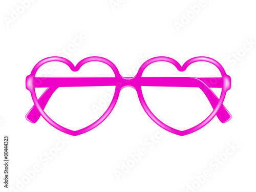 Sun glasses frame in shape of heart