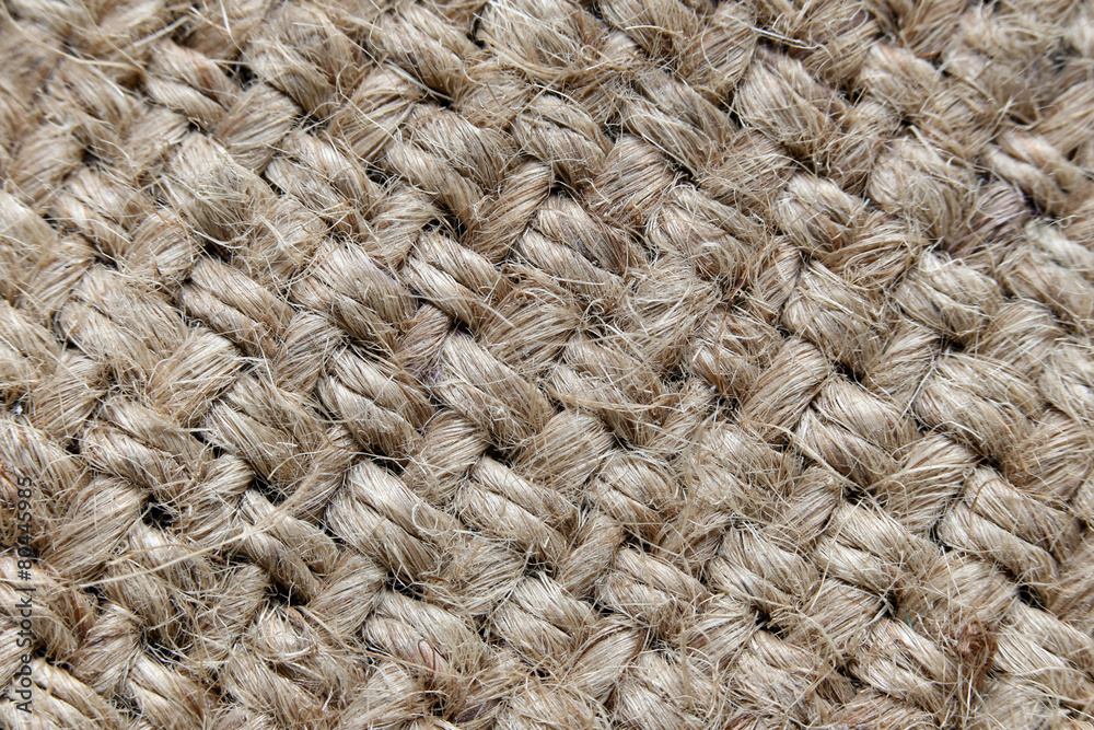 Fototapeta premium Surface of the sack in a macro.