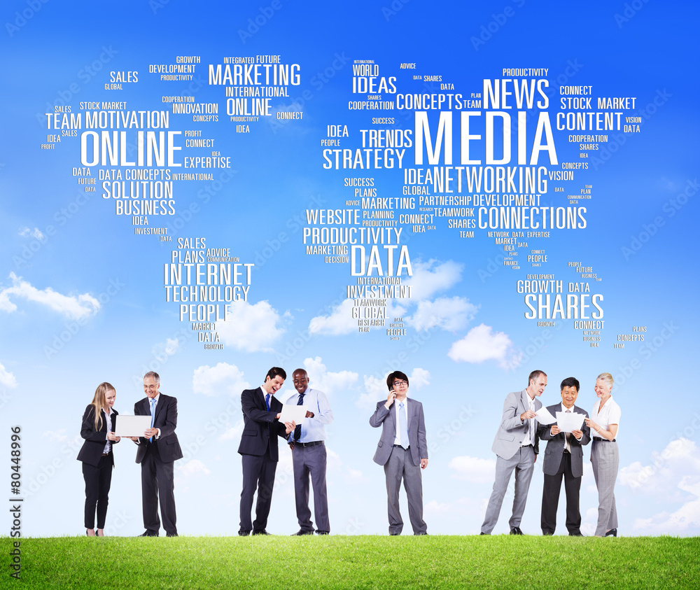 Social Media Internet Connection Global Communications Concept Social Media Internet Connection Global Communications Concept