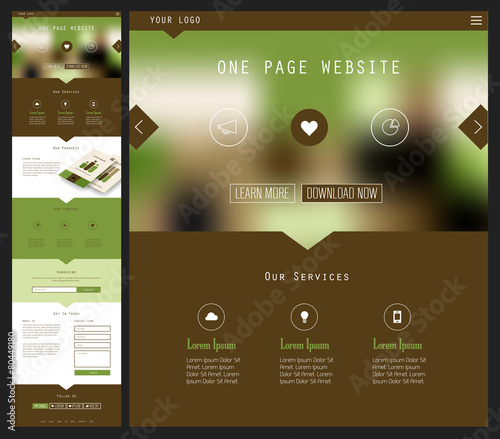One Page Website Design