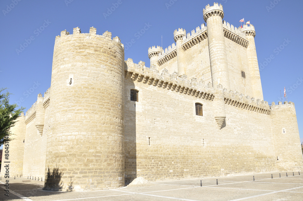 Fuensaldaña Castle, Castile and Leon, Spain