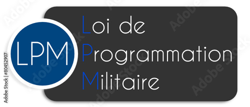 Etiquette Loi de Programmation Militaire
