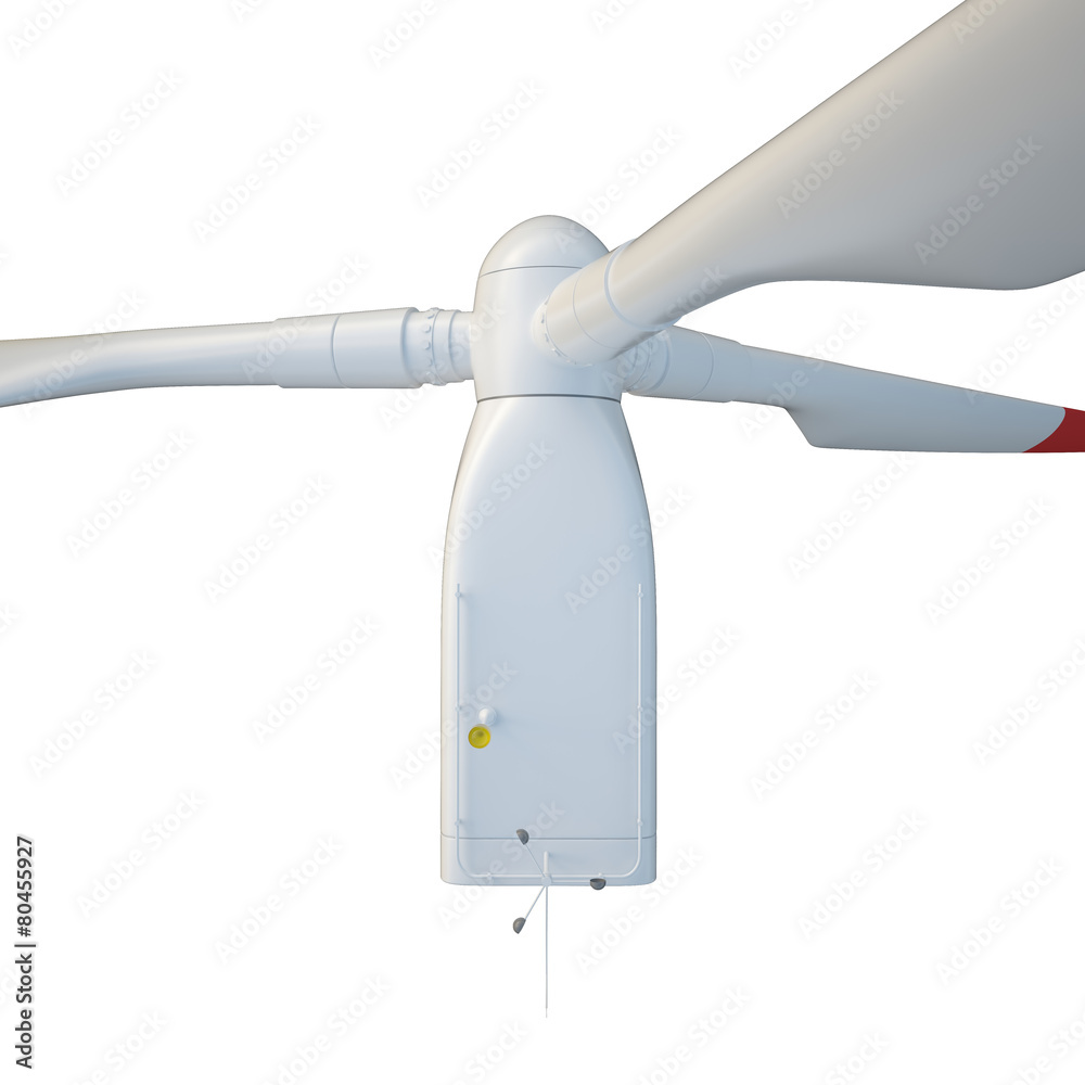 Wind turbine isolated on white background Wind turbine isolated on white background