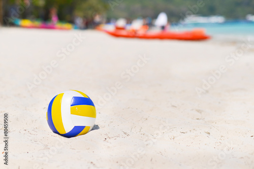 volleyball on the sand
