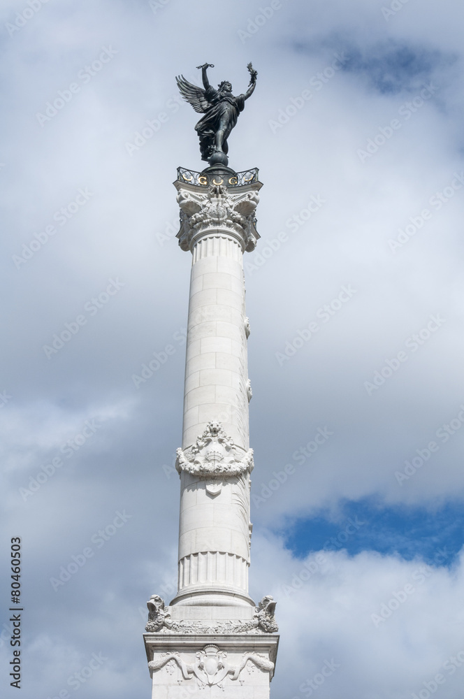 Column of the Girondins memorial in Bordeaux, Aquitaine, France