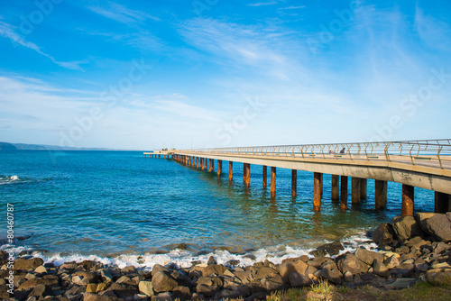 Trestle in sea