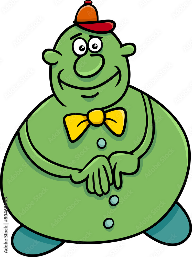 Obraz premium fantasy character cartoon illustration