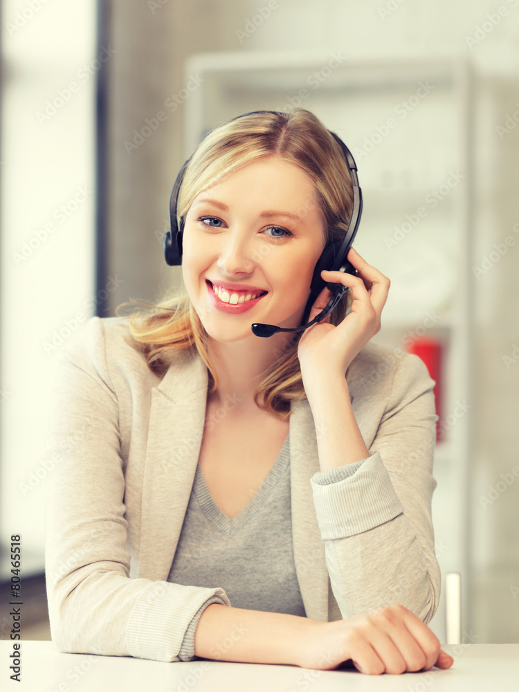 friendly female helpline operator friendly female helpline operator