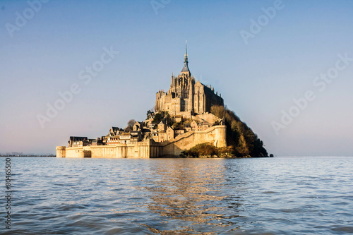 Mont St Michel à marée haute