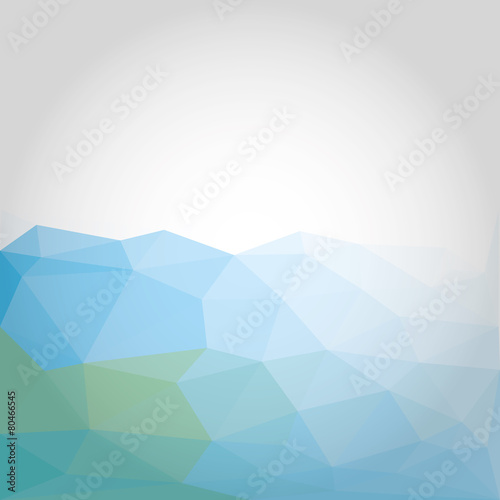 Vector Abstract colorful low poly geometric background. Template