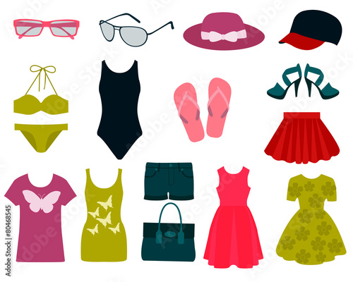 Set of summer clothes