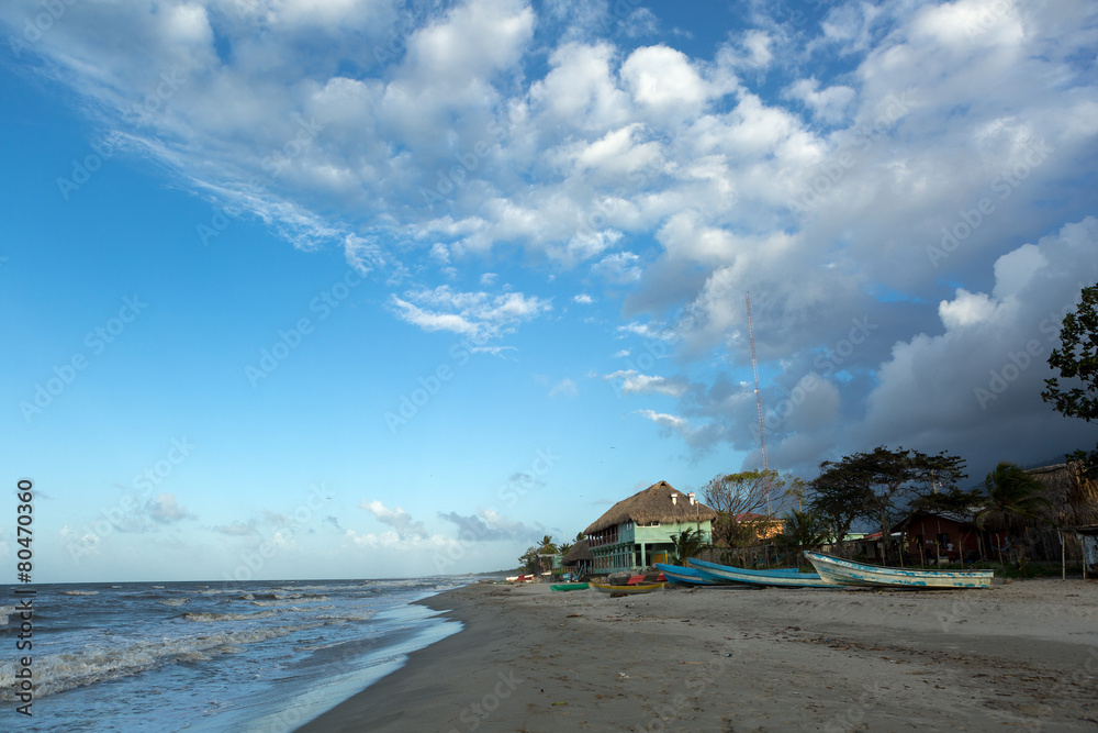 caribbean coast of Honduras by Sambo Creek caribbean coast of Honduras by Sambo Creek