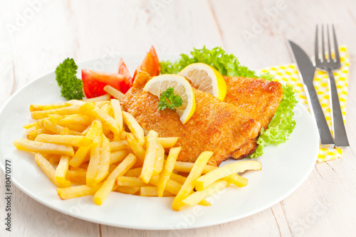 Fotografie wiener schnitzel
