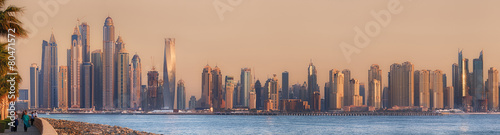 The beauty panorama of Dubai marina. UAE #80471572