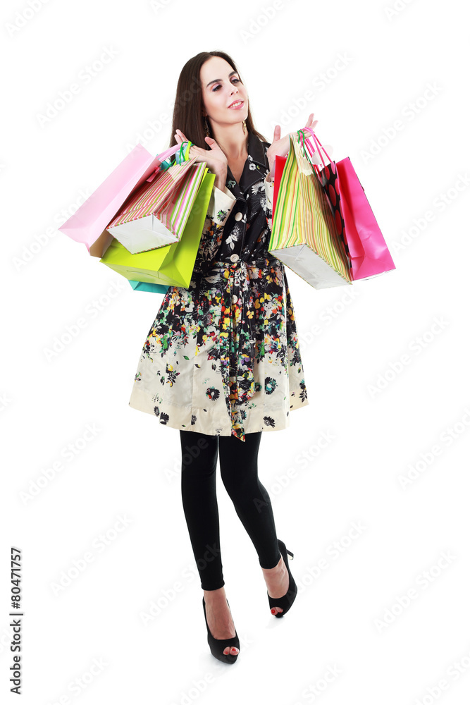 woman holding bags
