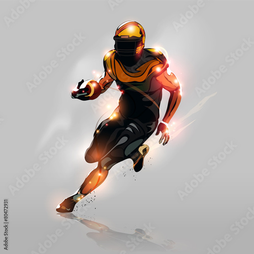 Abstract american football