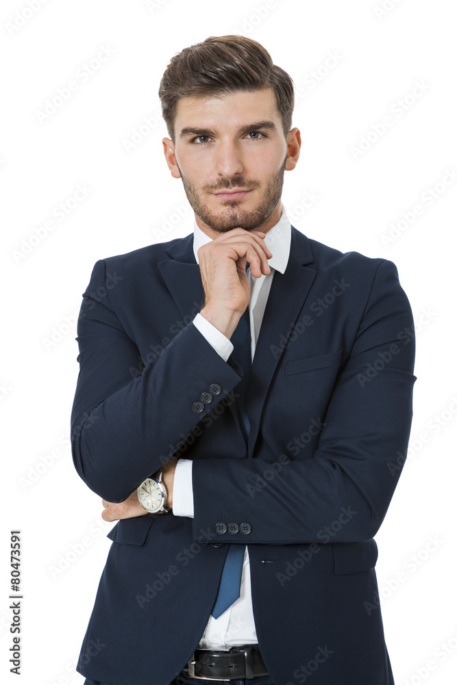 Stylish successful young businessman Stylish successful young businessman