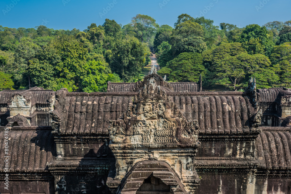 rooftop Angkor Wat Cambodia