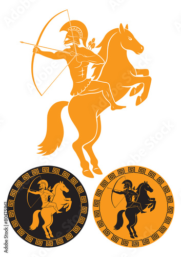 archer on horseback