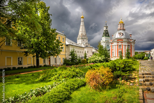 Canvastavla Солнечно и тучно Sunny and cloudy