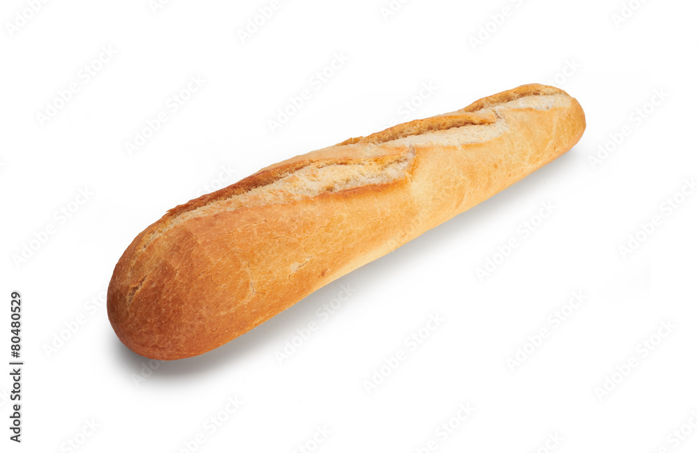 Fresh bread isolated on a white background Fresh bread isolated on a white background