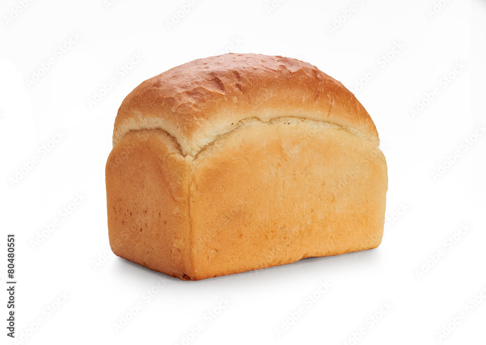 Fresh bread isolated on a white background Fresh bread isolated on a white background