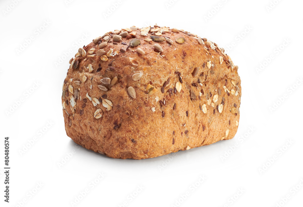 Fresh bread isolated on a white background Fresh bread isolated on a white background