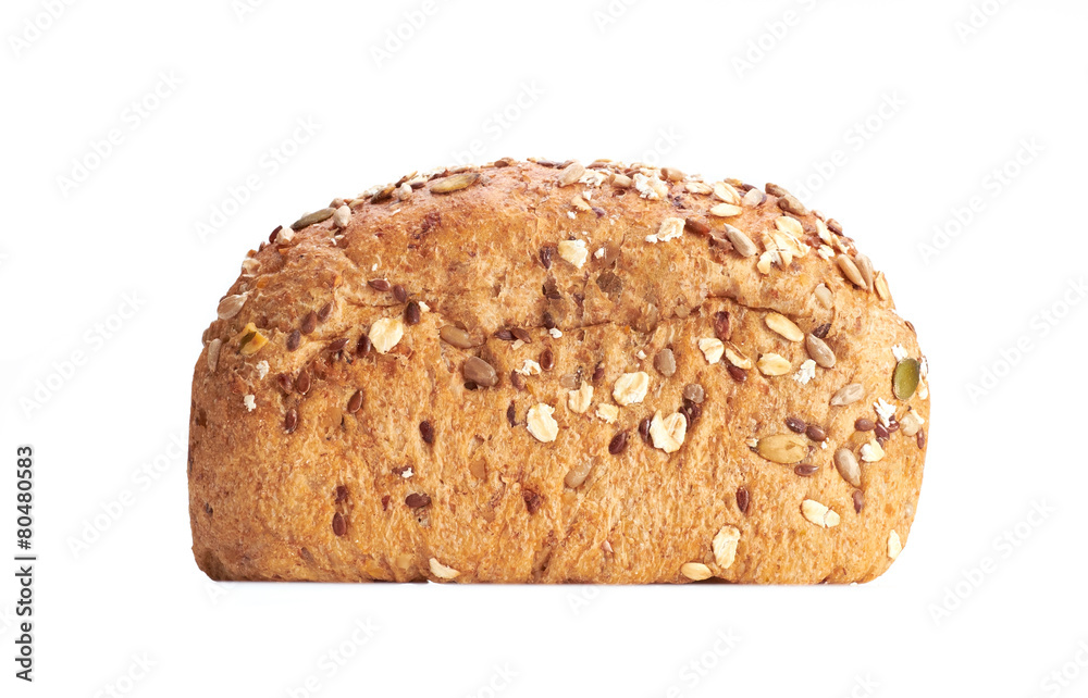 Fresh bread isolated on a white background Fresh bread isolated on a white background