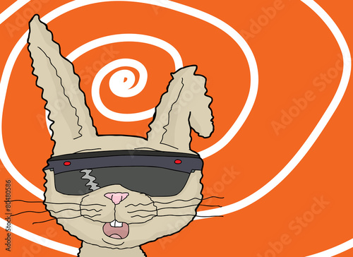 Dizzy Rabbit with 3D Lenses