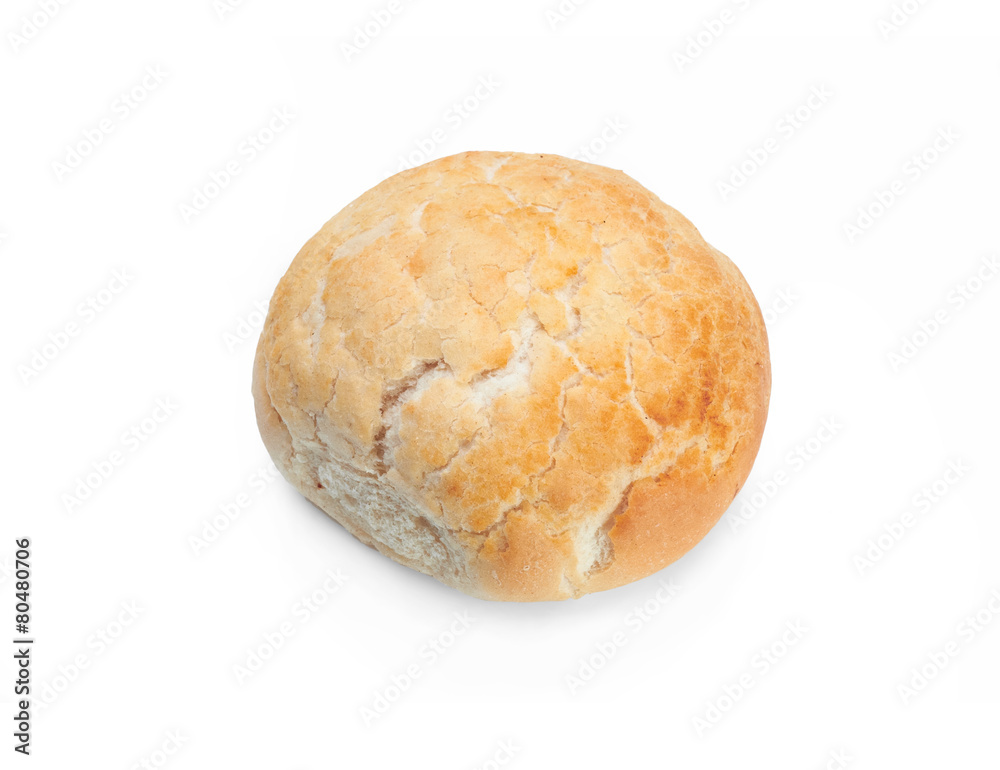 Fresh bread isolated on a white background Fresh bread isolated on a white background