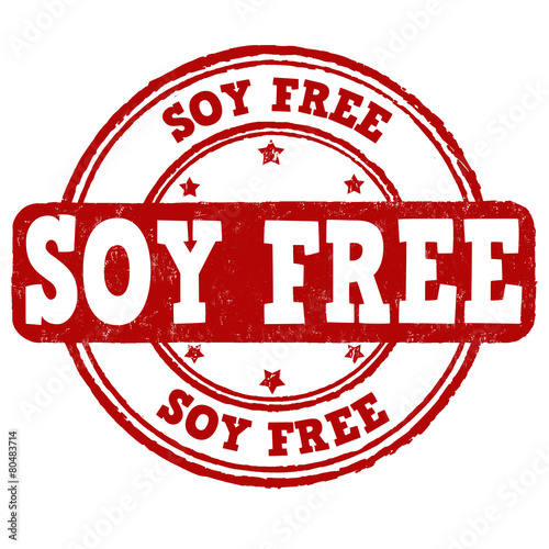 Soy free stamp