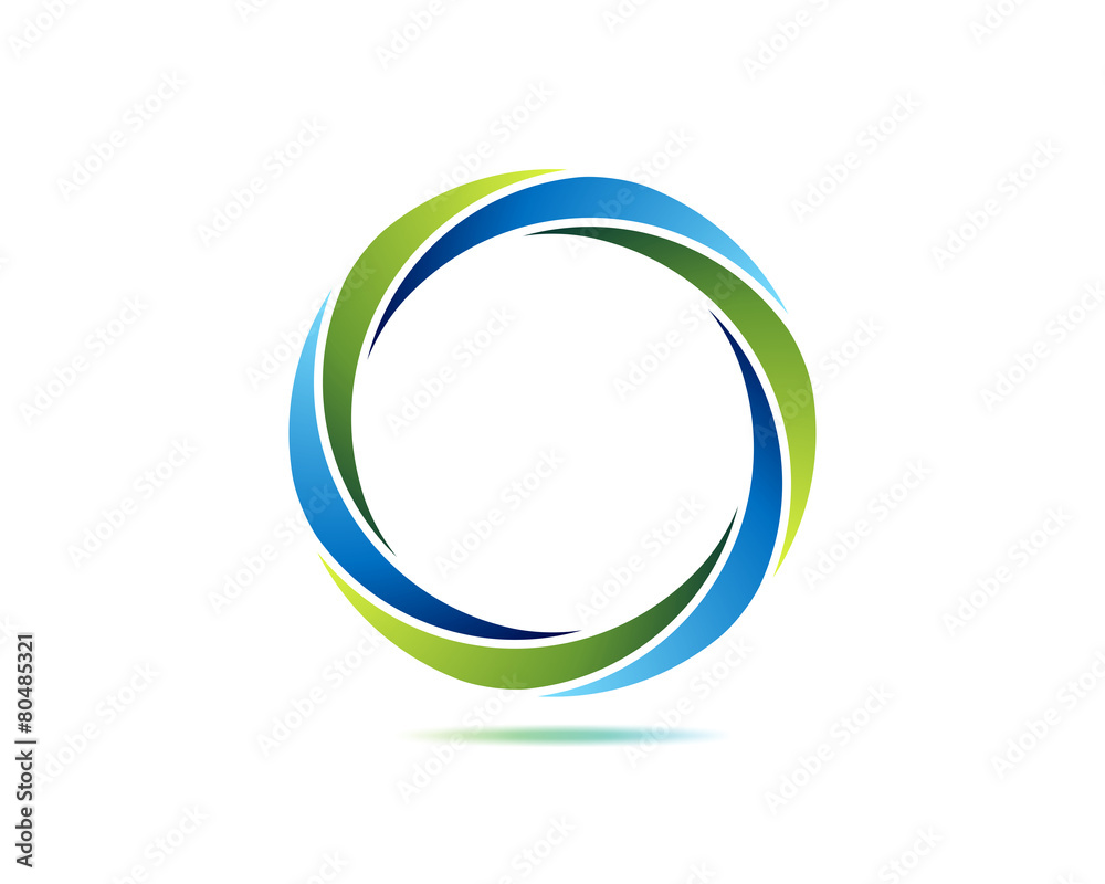Swoosh Element Circle Swoosh Element Circle