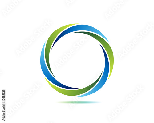 Swoosh Element Circle