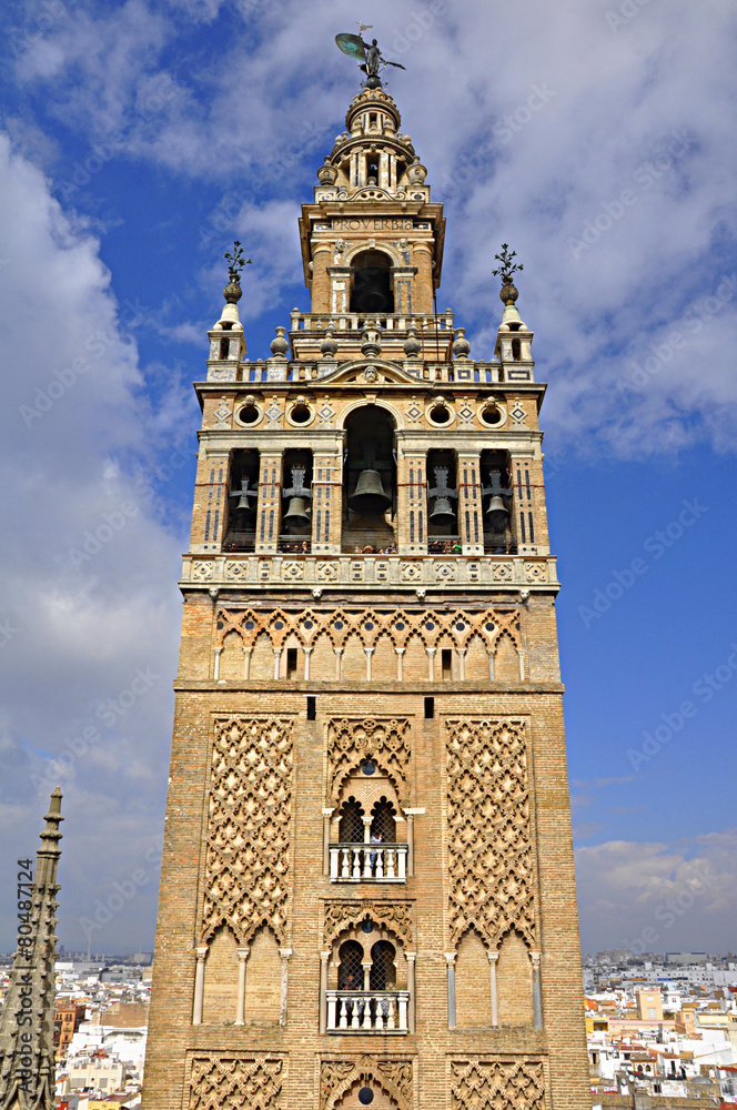 Catedral de Sevilla, la Giralda, arte almohade, España