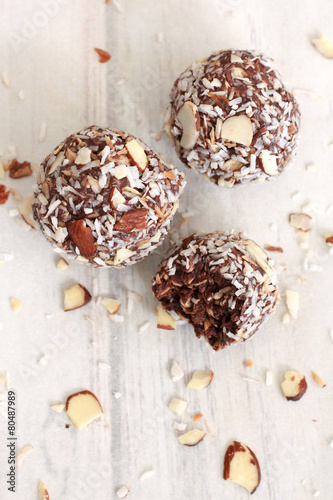 Chocolate Coconut Almond Balls